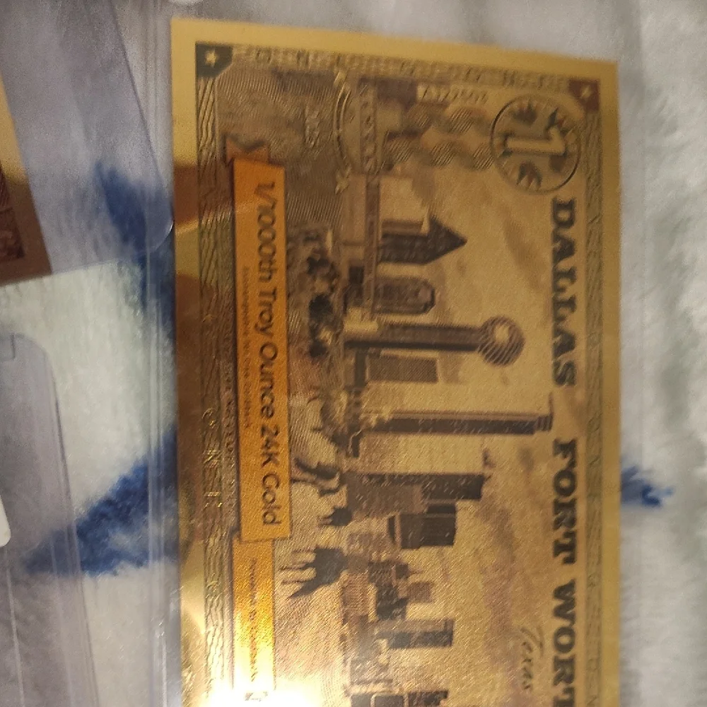 Goldback Collectible Note Set - Metallic Gold Design - Picture 9 of 12